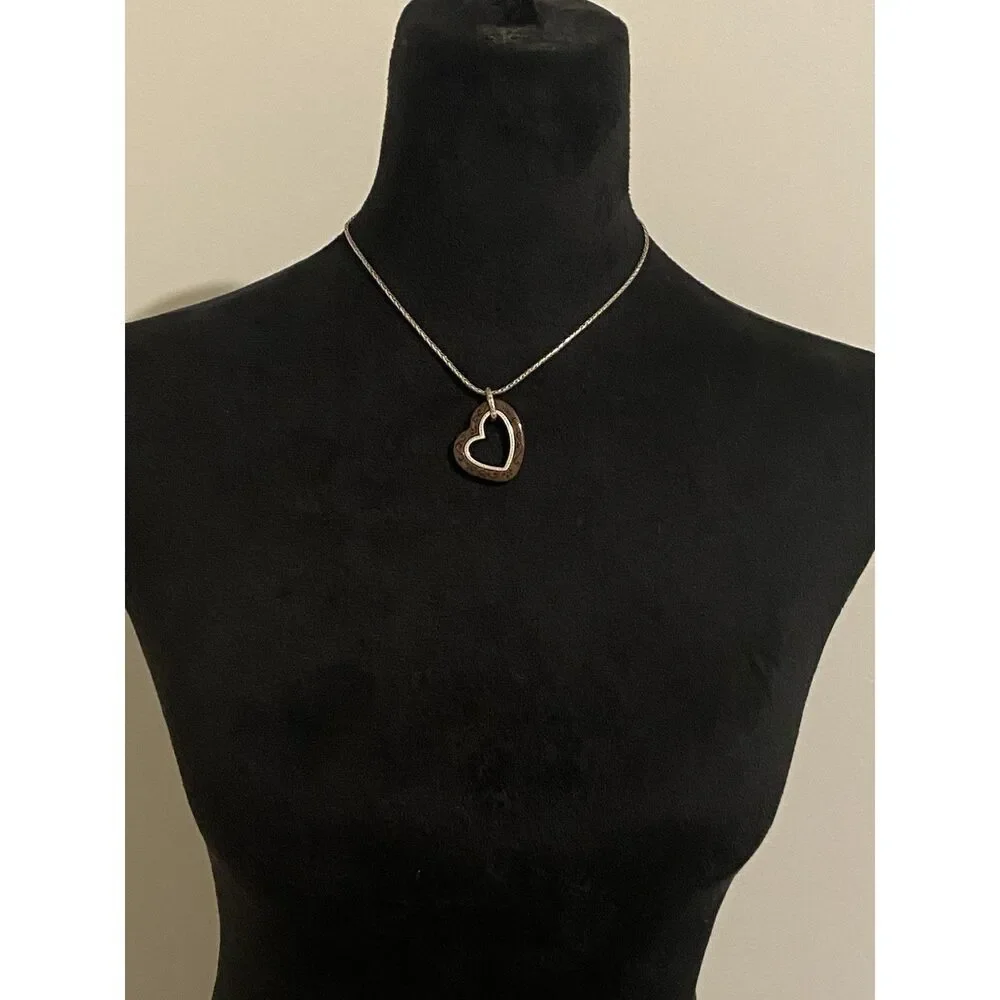Brighton Metro Reversible Heart Necklace - Picture 3 of 5